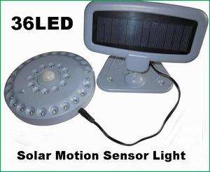 Solar Power 36 Led PIR Occupancy Motion Sensor Lights  