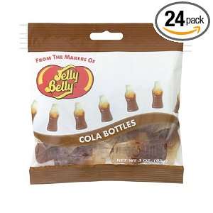 Jelly Belly Cola Bottle Candies, 3 Ounce Bags (Pack of 24)  
