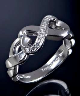 Tiffany & Co. diamond and white gold Loving heart ring   up 