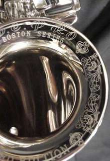 New DC PRO BOSTON big bell nickel plated alto sax/Selmer mouthpiece 
