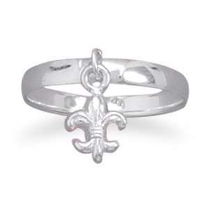  Small Fleur  de  Lis Charm Ring Jewelry