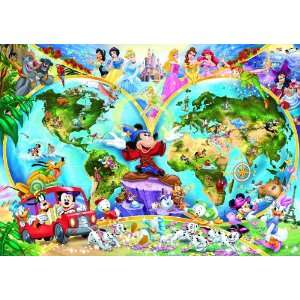  Disney World Map 1000 Piece Jigsaw Puzzle Featuring the 