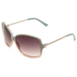 Cole Haan Womens C 6041 90 Square Sunglasses,Sea Glass,Sea Salt Frame 