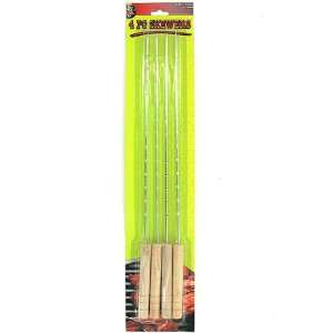    96 Packs of 4 pk wood handled 11 skewers 