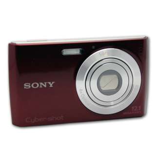 sony cybershot dsc w510 red point shoot