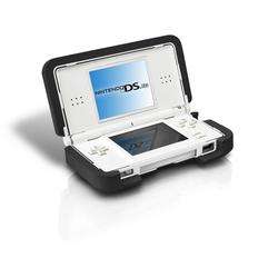 Nintendo DS Lite DSL Nerf Armor Black Grey Case USED  