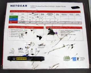 NetGear DGND3300 100NAS 270 Mbps Wireless N Modem Router DUAL BAND 