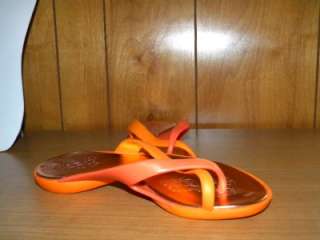 Avon Bright Thong Sandal Orange Flip Flop Size 7   8 New Item  