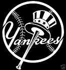 New York Yankees decal sticker baseball NY logo CLASSIC