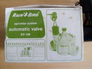 New Old Stock Rainbird Sprinkler System Automatic Valve EV 100