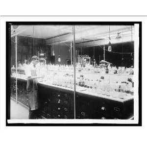 Historic Print (M) Treasury Dept. Chemical laboratory of the Internal 