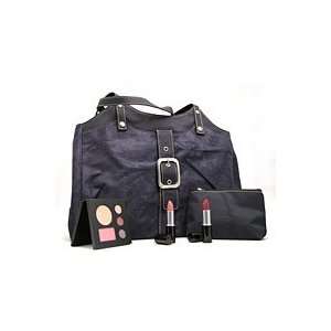  Lancome Makeup by Lancome, Navy Blue Handbag with Cosmetic 