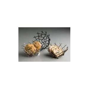   Metalcraft FRU11 Brushed Copper Round Thatch Basket