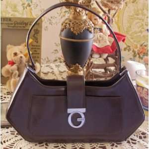   Genuine Guess Handbag ~ Brown Faux Leather 
