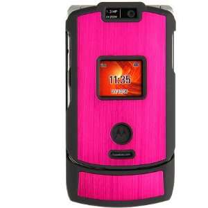   Case for Motorola V3xx / Hot Pink + Free Antenna Booster Sticker