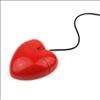 Red Heart USB 3D Optical Mouse Mice for PC/Laptop  