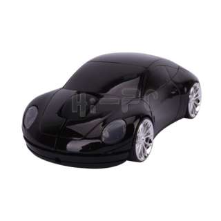 4GHz Wireless 3D Car Sharp Optical Mouse Mice Black  
