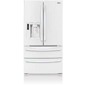 LG LMX28988SW   Ultra large 4 Door refrigerator with Slim SpacePlus 