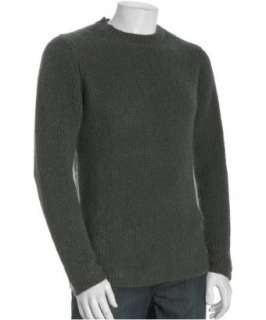 Paul Smith grey wool mohair crewneck pullover sweater   up to 