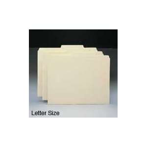  Manila Folders, Single Ply Tab, Letter Size, 2/5 Cut Tab 