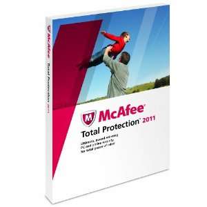  McAfee Total Protection 1 User 2011 Software