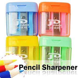 Simple light 2 Hole Hand Pencil Sharpener JD 235 #7881  