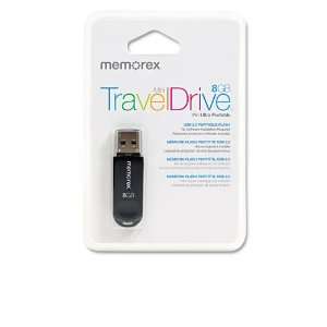  Memorex® Mini Travel Drive USB Flash Drive, 8GB 