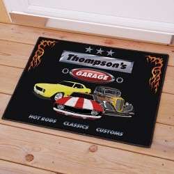 Personalized Garage Doormat Car Buff Gift Doormat My Garage Welcome 