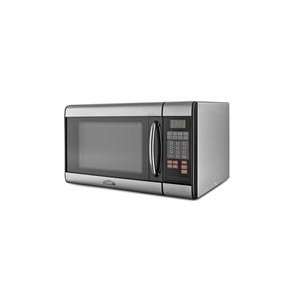 Stainless steel microwave oven with digital touch controls 