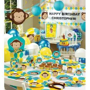  Mod Monkey 1st Birthday Ultimate Party Pack for 16 Toys 