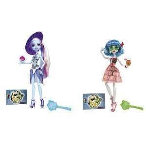  Monster High Skull Shores   Ghoulia Yelps and Abbey Bominable 