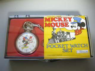 Disney Bradley Bicentennial Mickey Mouse Pocket Watch  