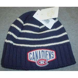  Montreal Canadiens Cuffless Retro Sport Reebok Knit Hat 