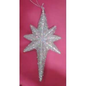  Moravian Star/Star of Bethlehem Ornament (Silver)