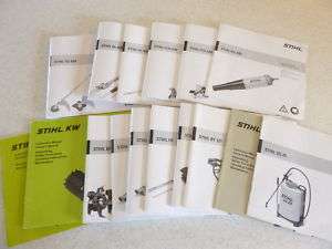 STIHL Kombi (KM) attachment & Earth Auger Manuals  