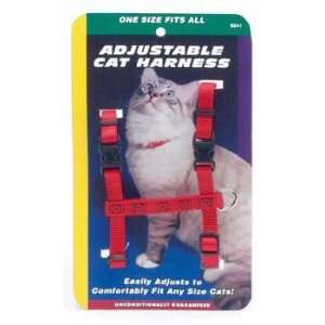  Top Quality Adjustable Figure h Harness 3/8 Red Pet 