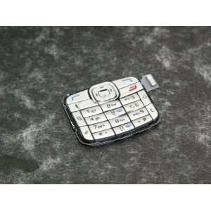  1103V032 Keypad Keyboard wht for Nokia N70 Electronics