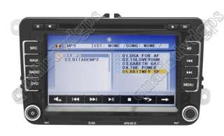 DVD GPS Radio Player headunit RDS for VW PASSAT Golf Canddy Bora 