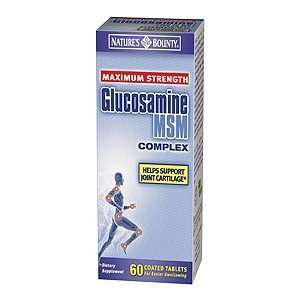  NATURES BOUNTY GLUCOSAMINE MSM COMPL EXTRA 60Tablets 