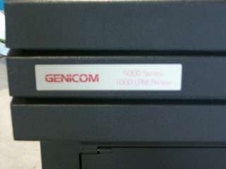 Genicom 5000 1000LPM Line Impact Dot Matrix Printer  
