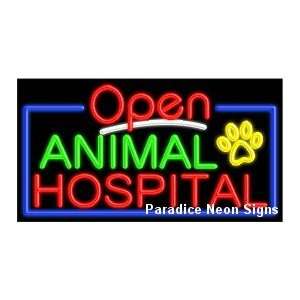  Open Animal Hospital Neon Sign