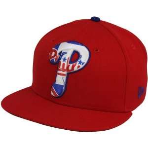  New Era Philadelphia Phillies Red Bois 59FIFTY Fitted Hat 