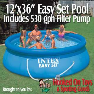   ft x 36 in Easy Set Above Ground Swimming Pool w/ Filter Pump   #56931