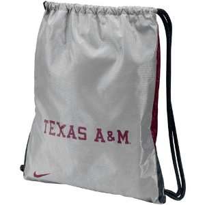  Nike Texas A&M Aggies Gray Maroon Home & Away Gym Bag 