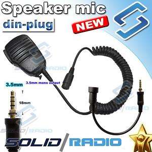 Din Plug Speaker Mic for Yaesu VX 170R VX 177R FT 277R  