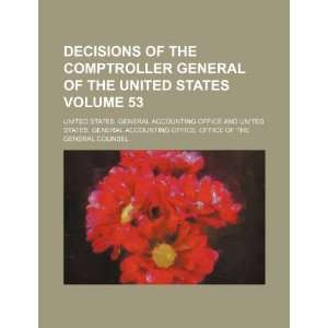  Decisions of the Comptroller General of the United States 