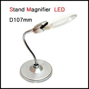   Magnifying Glass LED Light Lamp ￠107mm Reading Precision work  