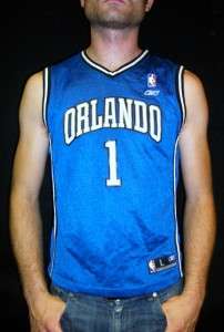 TRACY MCGRADY ORLANDO MAGIC NBA JERSEY REEBOK shirt  