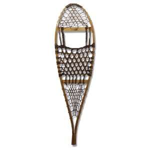   12x46 inch Wooden Snowshoe with Rawhide Lacing