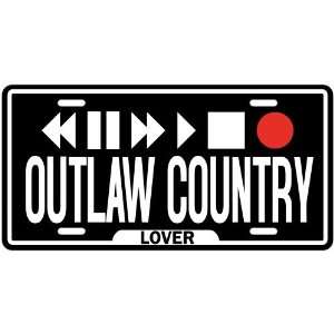  New  Play Outlaw Country  License Plate Music